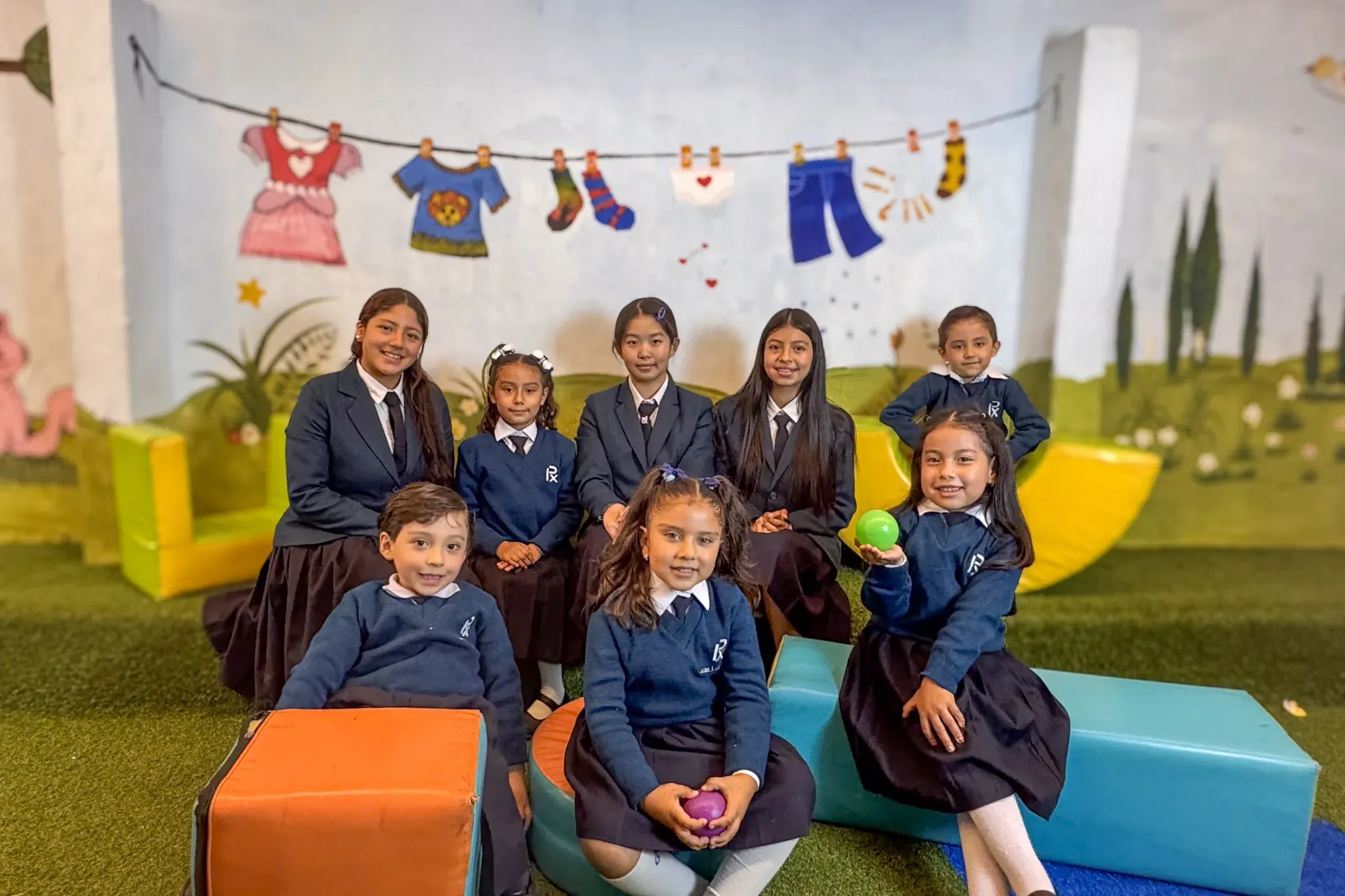 Students at Baños de Agua Santa Campus